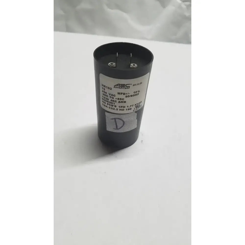 Hill-Rom Hill Rom Total Care Genuine OEM 75UF 250V Motor Start by ASC Capacitor Motor Start Capacitor, second-hand product photo 1