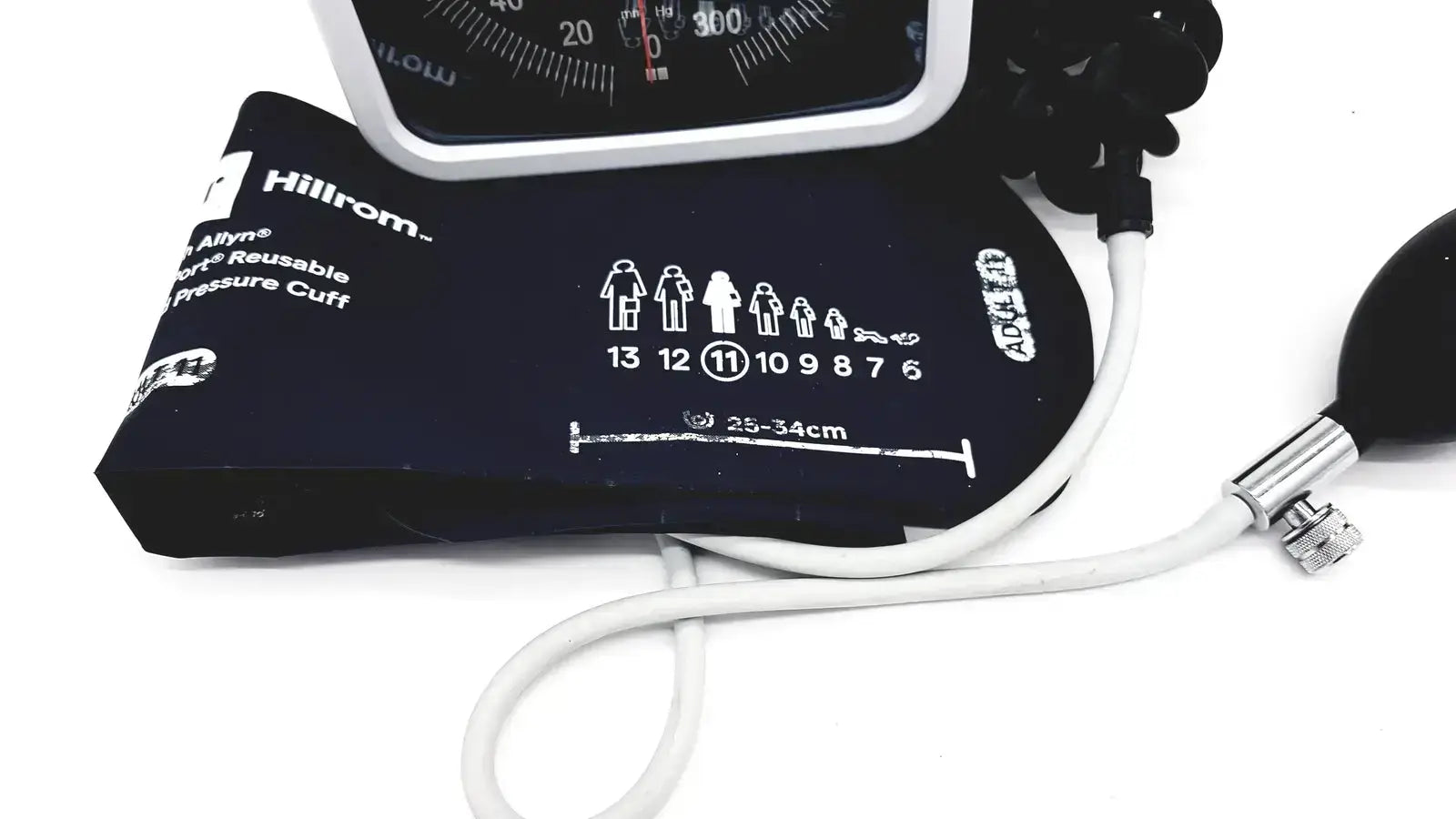 Hillrom / Welch Allyn 200716061215 Wall Gauge Aneroid Sphygmomanometer With Cuff Sphygmomanometer, second-hand product photo 9