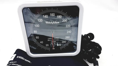 Hillrom / Welch Allyn 200716061215 Wall Gauge Aneroid Sphygmomanometer With Cuff Sphygmomanometer, second-hand product photo 2