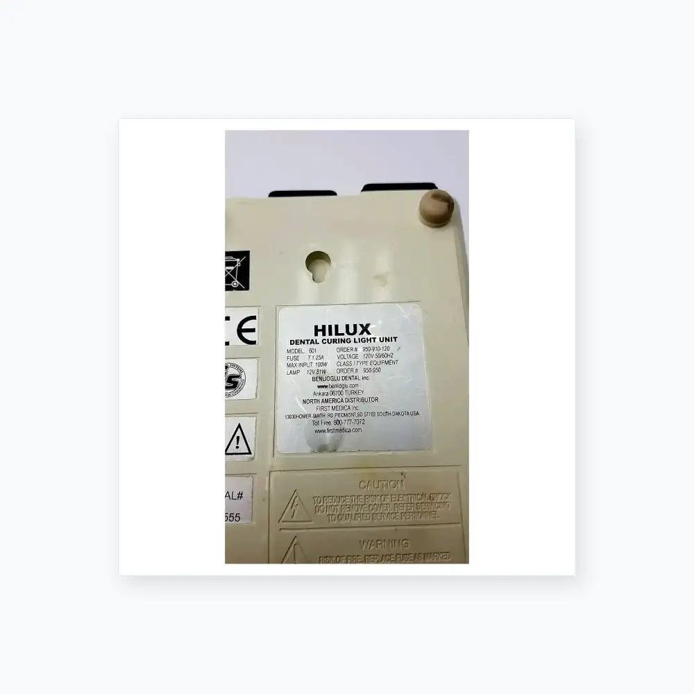 Hilux Dental Curing Light 601 Dental Curing Light, second-hand product photo 6