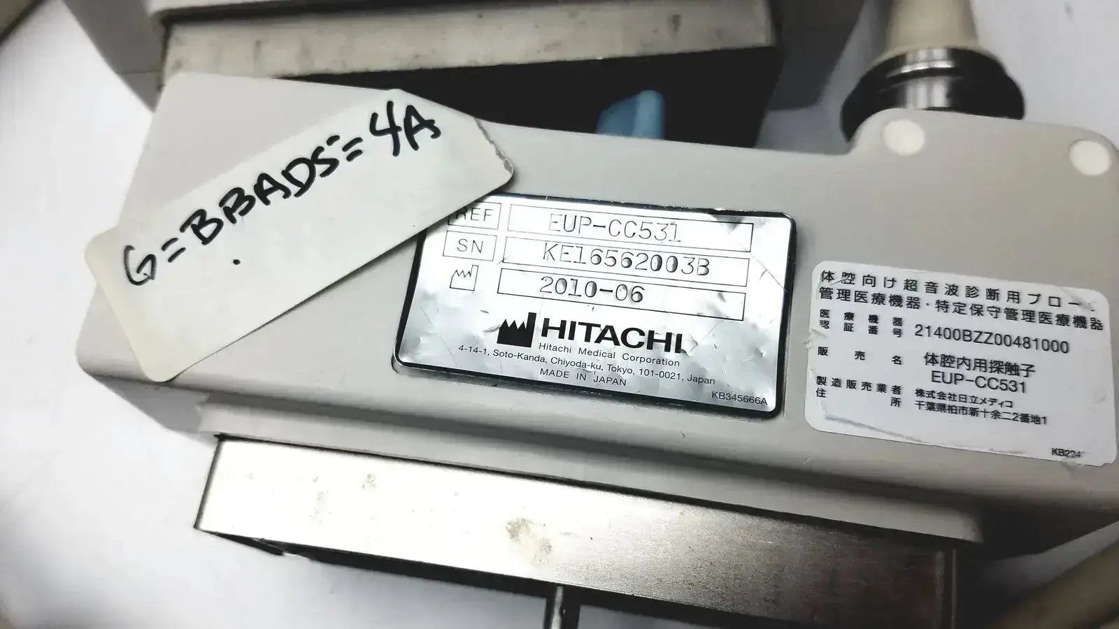 Hitachi EUP-CC331 Ultrasound Biplane Transrectal Transvagin Probe Ultrasound Probe, second-hand product photo 13