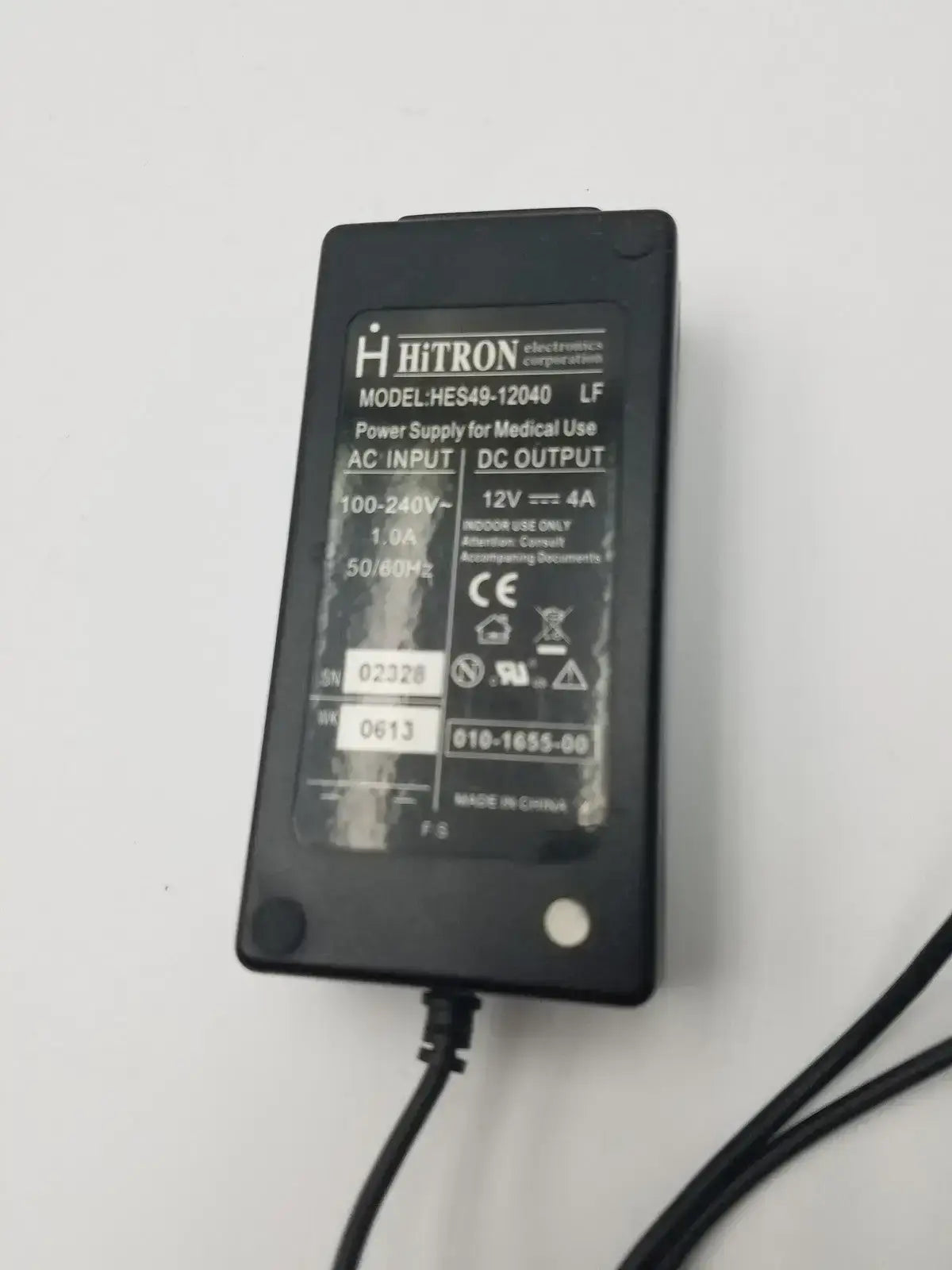 Hitron Electronics Corp. Model: HES49-12040 Power Supply Power Supply, second-hand product photo 4