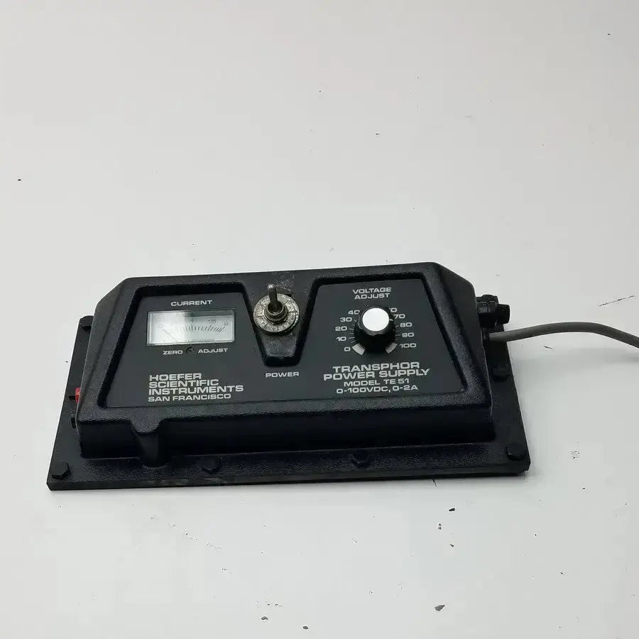 Hoefer Scientific Instruments TE 51 Transphor Power Supply 0-110VDC 0-2A Electrophoresis Power Supply, as-is (for parts) product photo 1