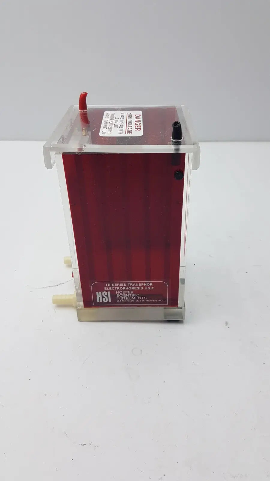 HSI Hoefer TE Series Transphor Electrophoresis Unit Model TE22 Electrophoresis Transfer Tank, second-hand product photo 1