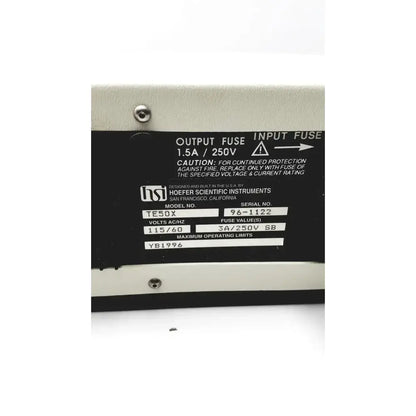 Hoefer Transpher Power Lid Model No. TE 50X Laboratory Equipment Part, second-hand product photo 7