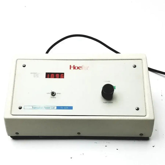 Hoefer Transpher Power Lid Model No. TE 50X Laboratory Equipment Part, second-hand product photo 1