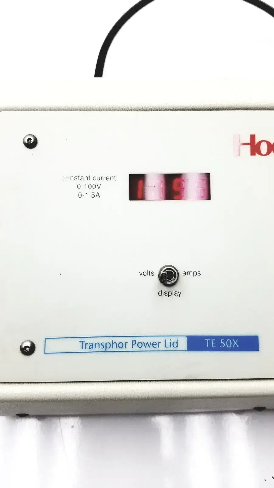Hoefer Transpher Power Lid Model No. TE 50X Laboratory Equipment Part, second-hand product photo 3