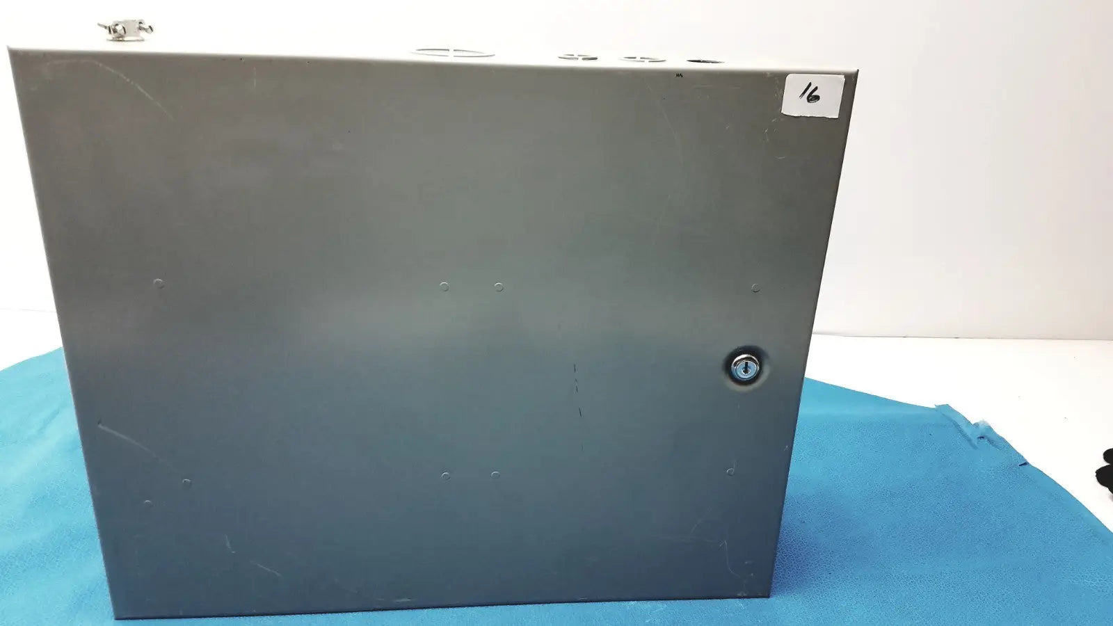 Reuse Medical Hoffman Type Steel Enclosure – Black Secure Access Control Housing gray Electrical Boxes & Enclosures, second-hand product photo 1
