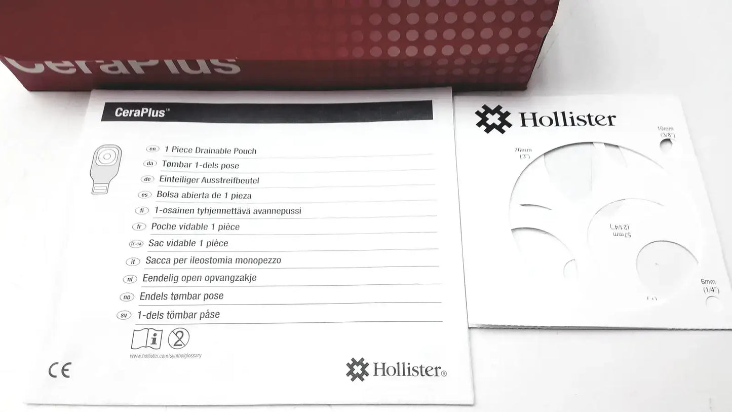 Hollister 89321 Drainable Ostomy Pouch, Transparent, Tape, Filter Ostomy Pouch, second-hand product photo 6
