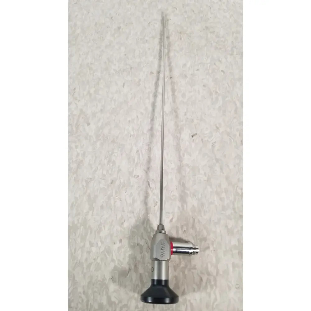 Silver surgical endoscope with black base and red accent of hologic ths-01513 operative diagnostic sheath hysteroscope