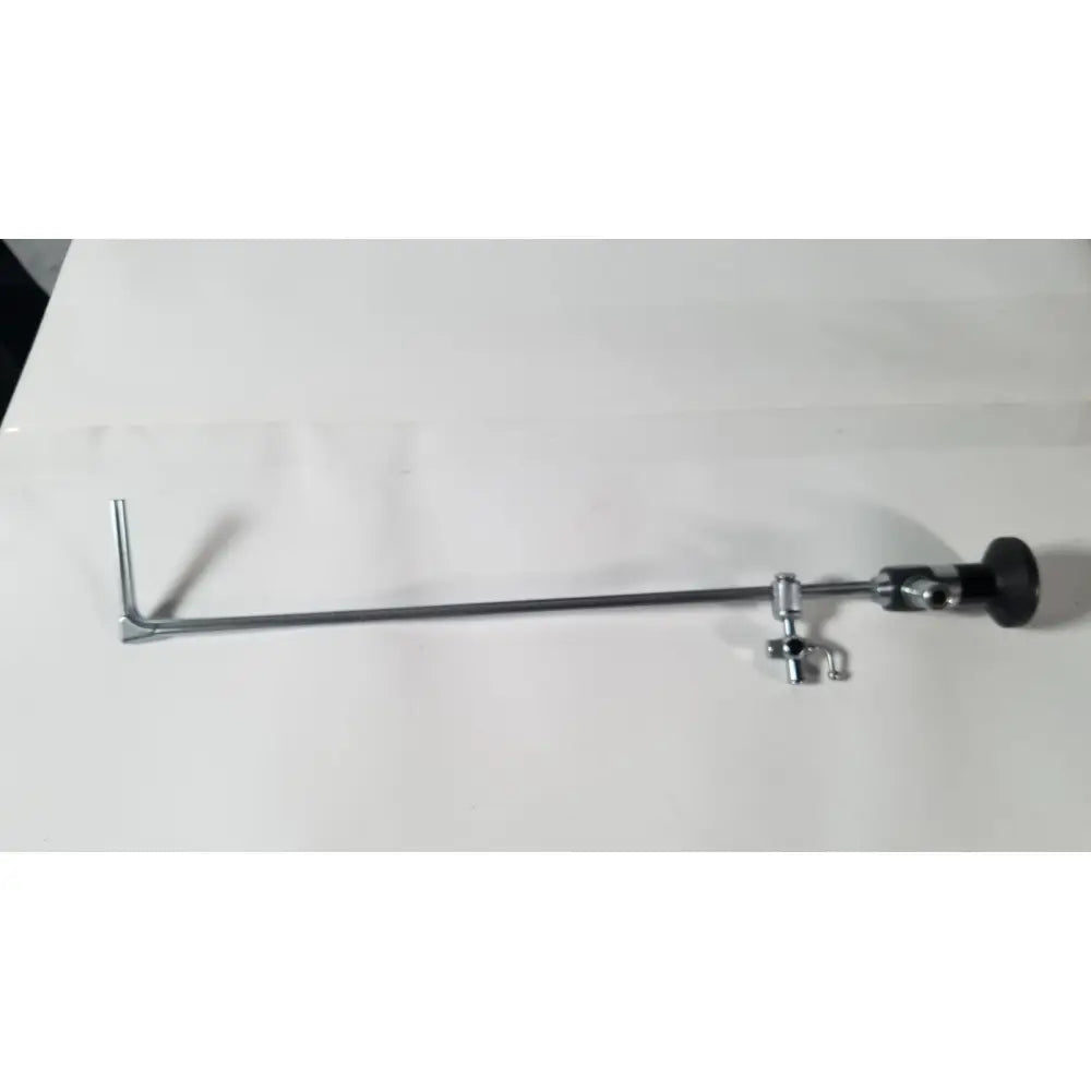 Hopkins 28020a 0 degree nephroscope with silver metallic shaft and black rubberized grip for reuse medical procedures