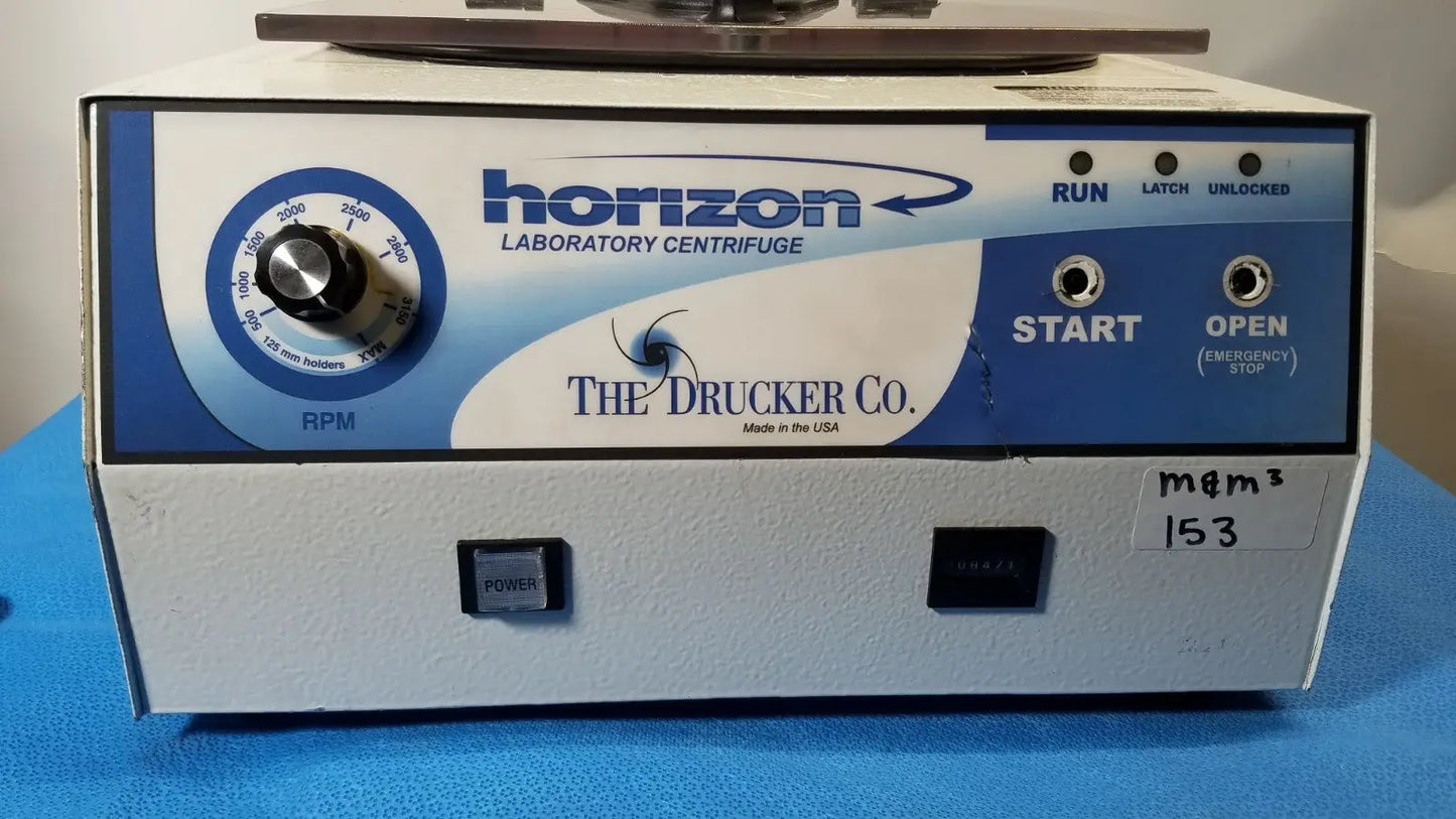 Reuse Medical Horizon Laboratory Centrifuge by The Drucker Co. Centrifuges, second-hand product photo 1