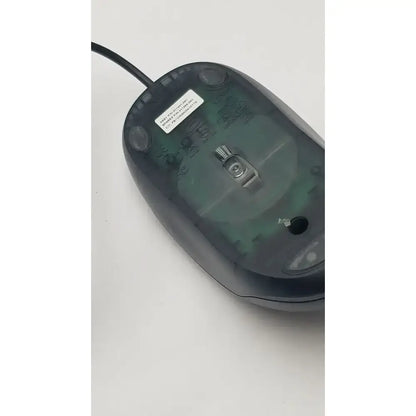 HP 417441-001 M-SBF96 Silver and Black Three Button Computer Mouse, second-hand product photo 4