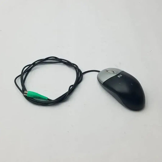 HP 417441-001 M-SBF96 Silver and Black Three Button Computer Mouse, second-hand product photo 1