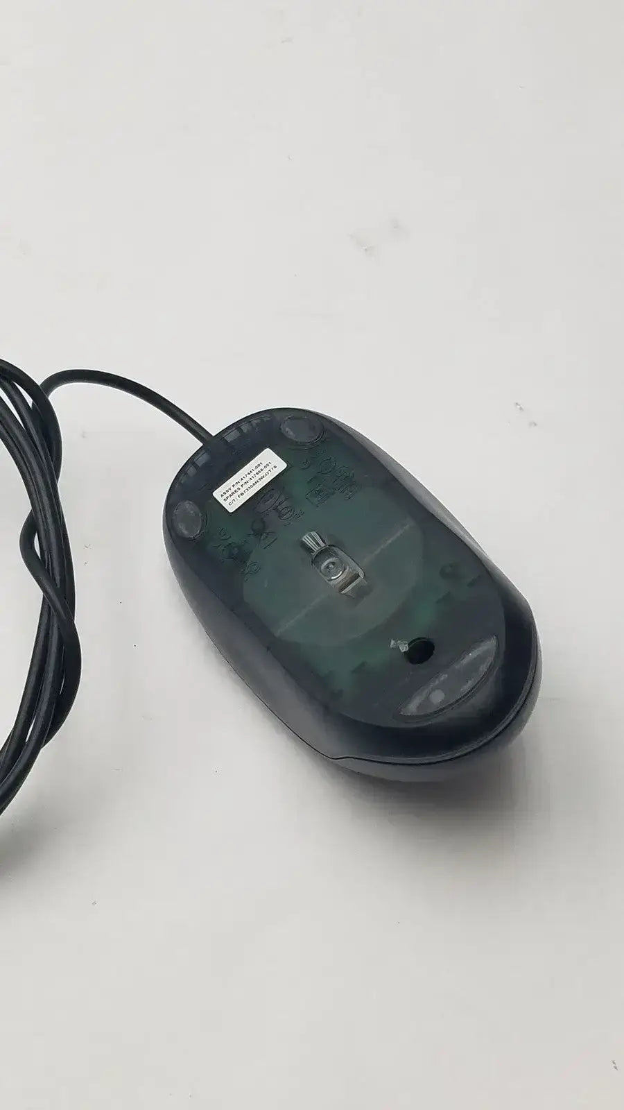 HP 417441-001 M-SBF96 Silver and Black Three Button Computer Mouse, second-hand product photo 5