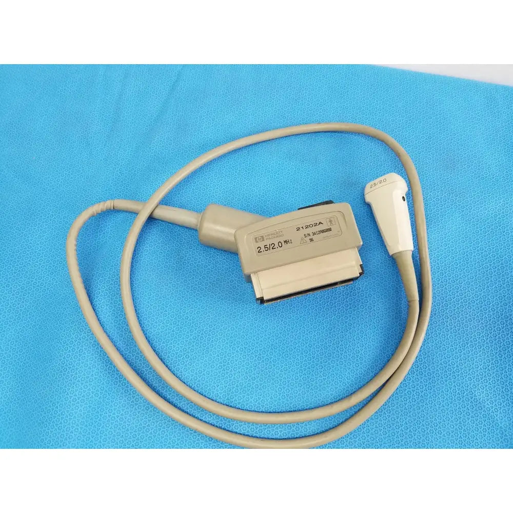 Reuse Medical HP HEWLETT PACKARD 21202A Ultrasound Probe 2.5/2.0 MHz Medical Equipment, second-hand product photo 1