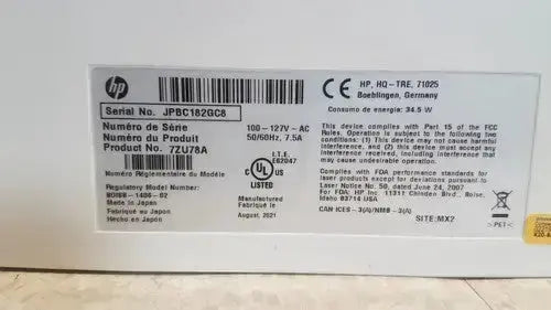 HP LaserJet Enterprise M555dn Color Laser Printer Laser Printer, second-hand product photo 8