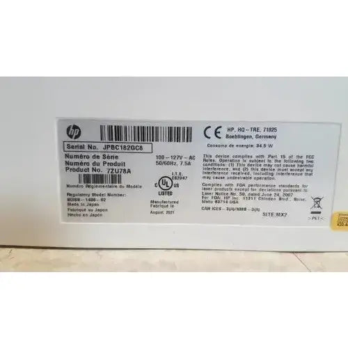 HP LaserJet Enterprise M555dn Color Laser Printer Laser Printer, second-hand product photo 8