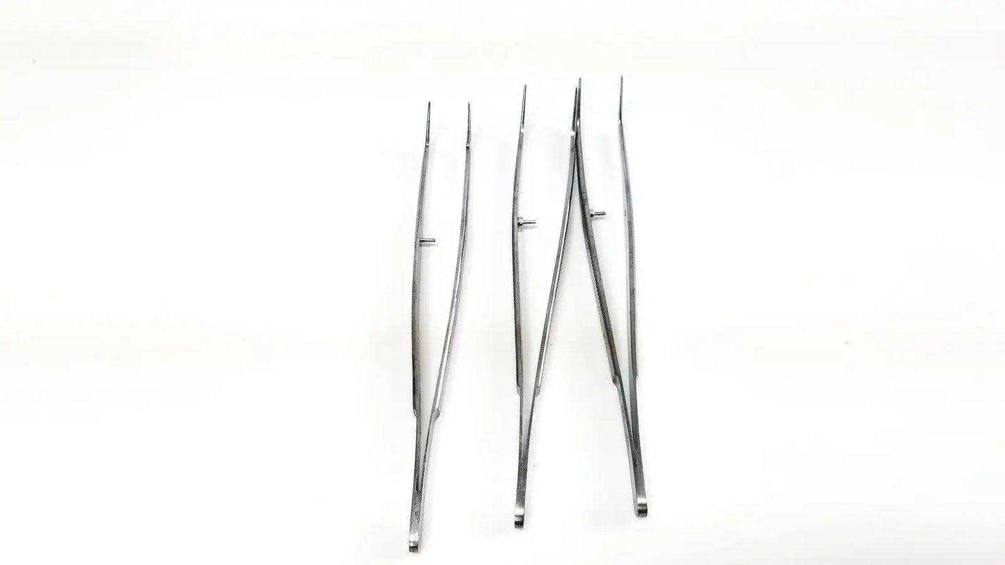 Reuse Medical Hu-Friedy DPU17 Dressing Plier U17 Utility Pick-up Curved Serrated Surgical & Orthopedic Instruments, second-hand product photo 1