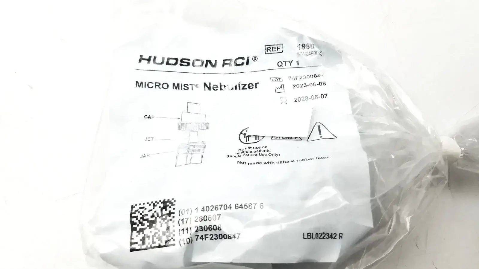 Hudson RCI 1880 Micro Mist Nebuliizer, Lot Of 5 Nebulizer, second-hand product photo 2