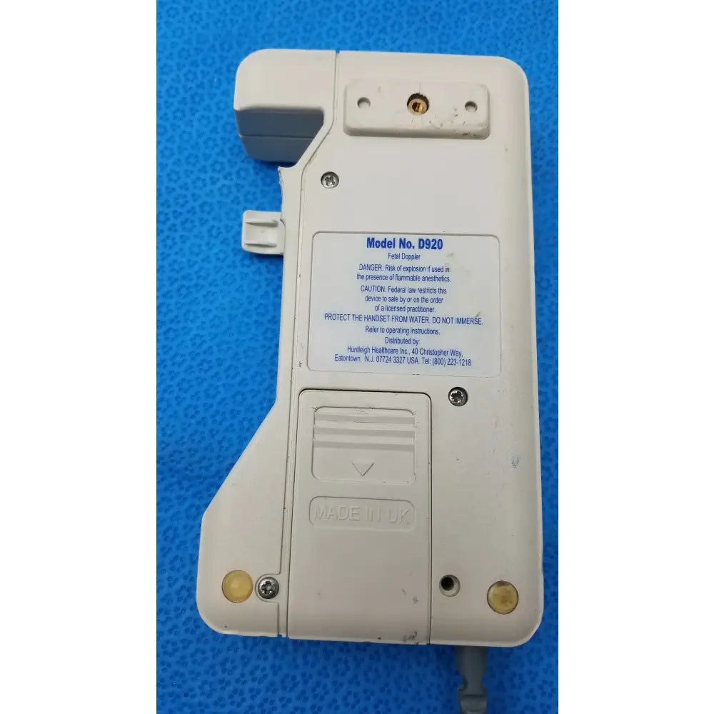 Huntleigh Dopplex D920 Handheld Doppler With Probe Handheld Doppler System, second-hand product photo 5