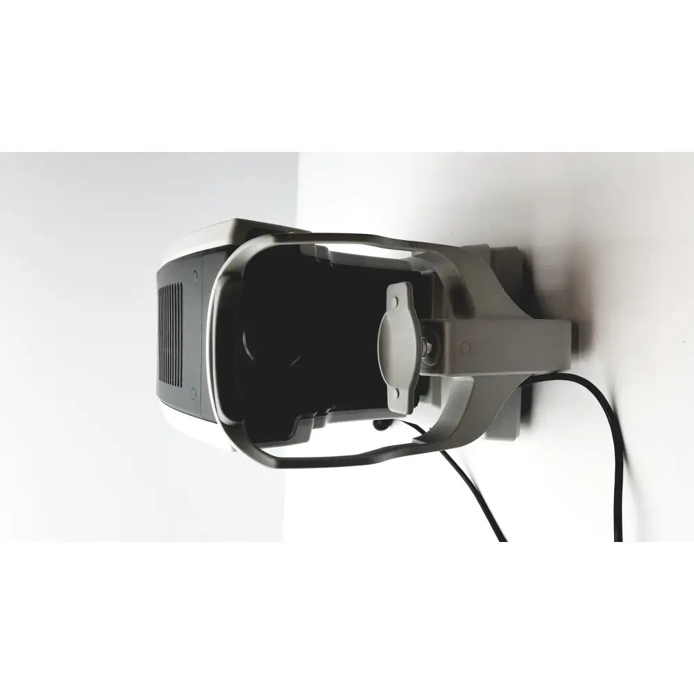 Gray plastic wall-mounted huvitz autorefractometer keratometer with black cable for eye measurement device side view