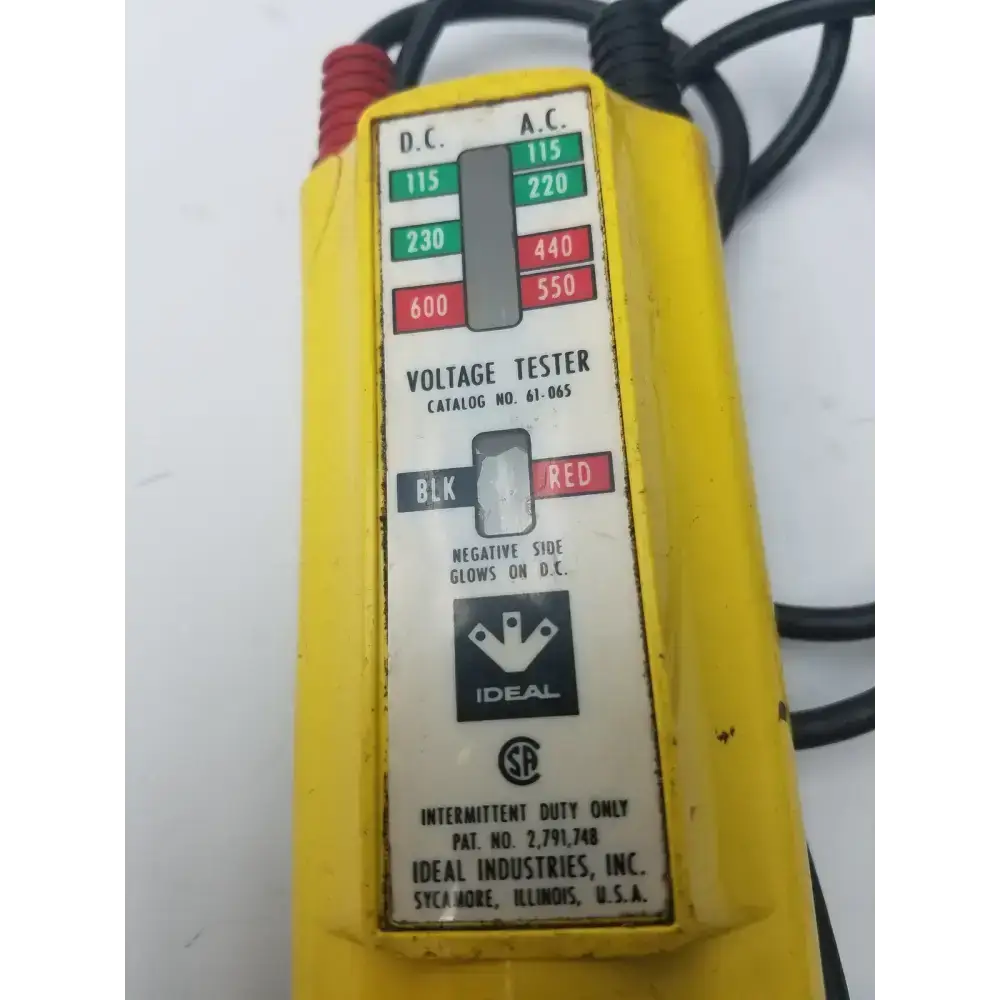 Ideal 600V AC/DC Voltage Tester Model 61-065 Voltage Tester, second-hand product photo 6