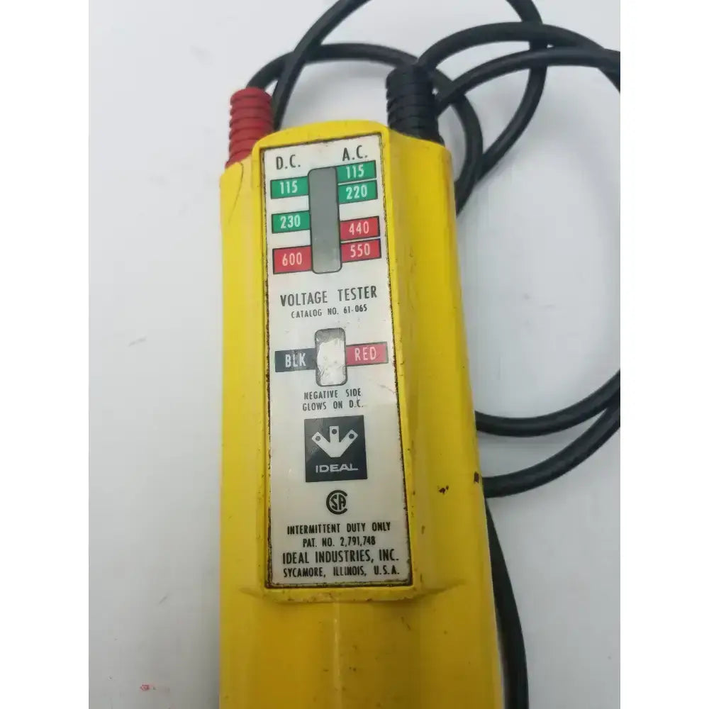 Ideal 600V AC/DC Voltage Tester Model 61-065 Voltage Tester, second-hand product photo 5