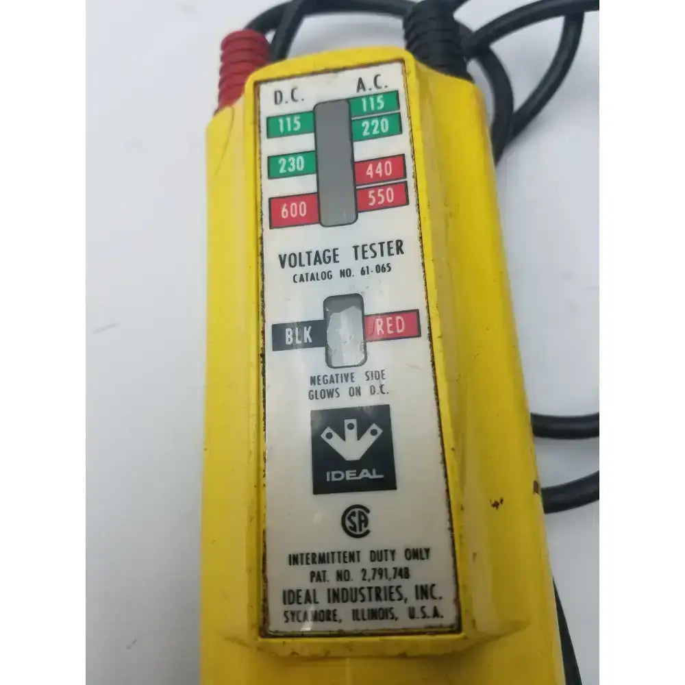 Ideal 600V AC/DC Voltage Tester Model 61-065 Voltage Tester, second-hand product photo 6