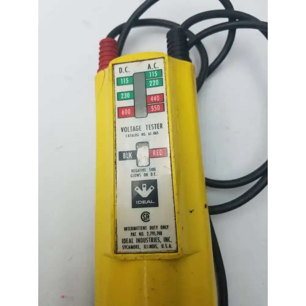 Ideal 600V AC/DC Voltage Tester Model 61-065 Voltage Tester, second-hand product photo 5