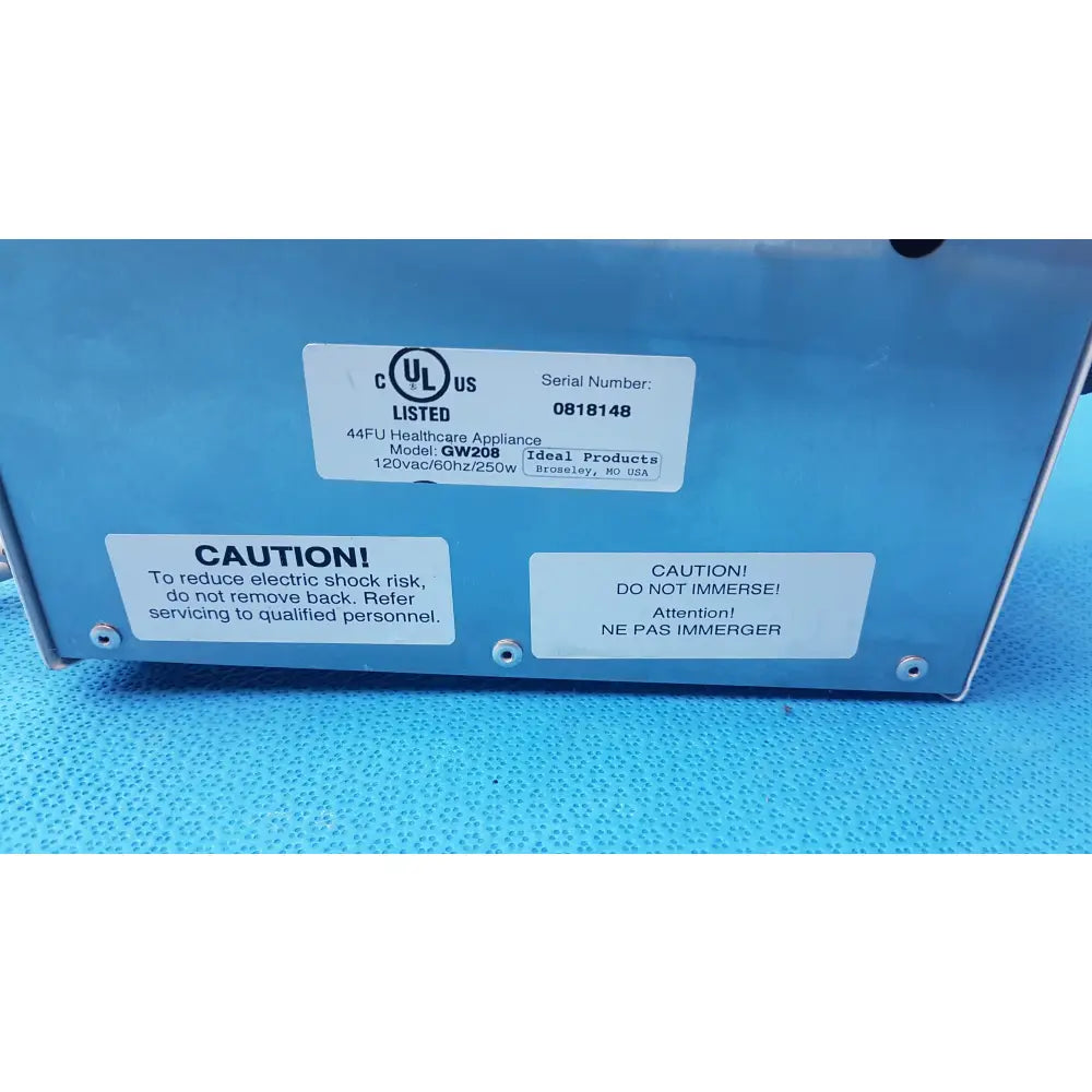 Ideal Products GW208 Ultrasound Gel Warmer For 2 Containers - Ultrasound Gel Warmer