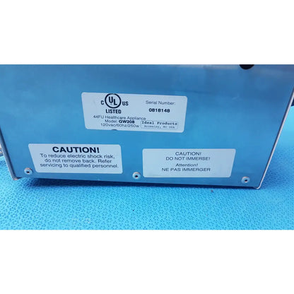 Ideal Products GW208 Ultrasound Gel Warmer For 2 Containers - Ultrasound Gel Warmer