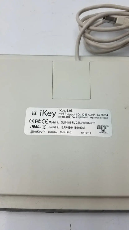 iKey SLK-101-FL-CELLVIZIO-USB Medical Keyboard Medical Keyboard, new product photo 6
