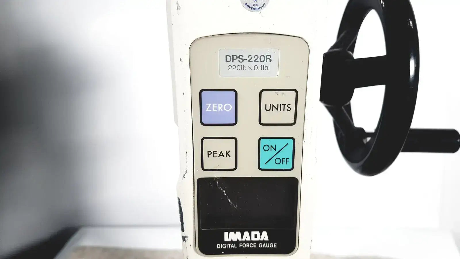 Imada Digital Force Gauge NASA DPS-220R With Stand Digital Force Gauge, second-hand product photo 2