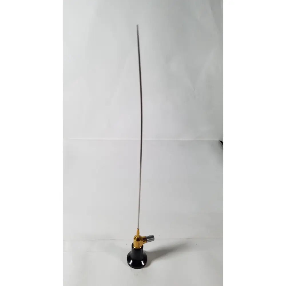 Slender metallic imagyn microlap ml-gold cystoscope with gold valve and black base for precise medical examinations