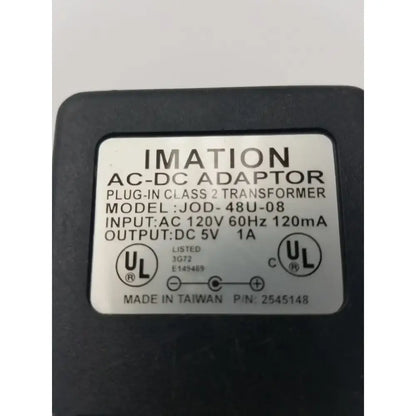 Imation 5V 1A AC-DC Adaptor Model JOD-48U-08 AC-DC Power Adapter, second-hand product photo 3