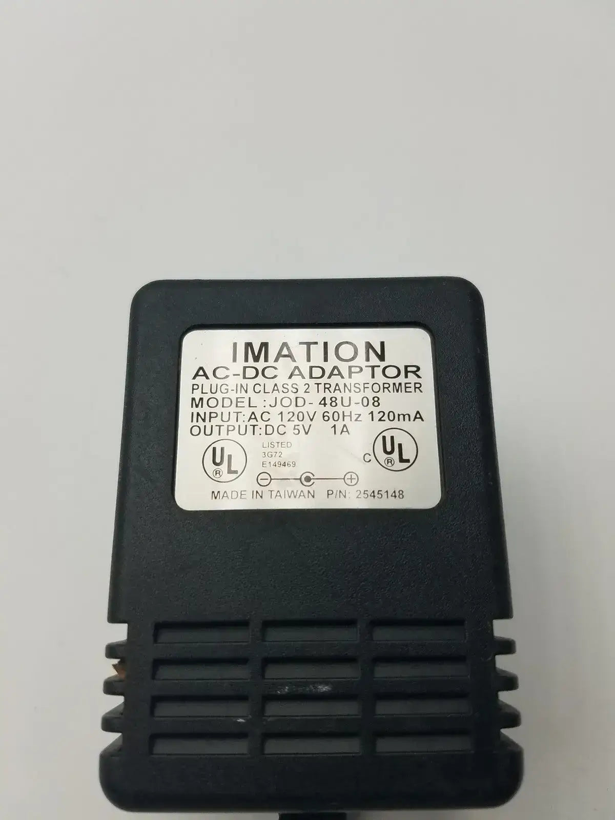 Imation 5V 1A AC-DC Adaptor Model JOD-48U-08 AC-DC Power Adapter, second-hand product photo 2