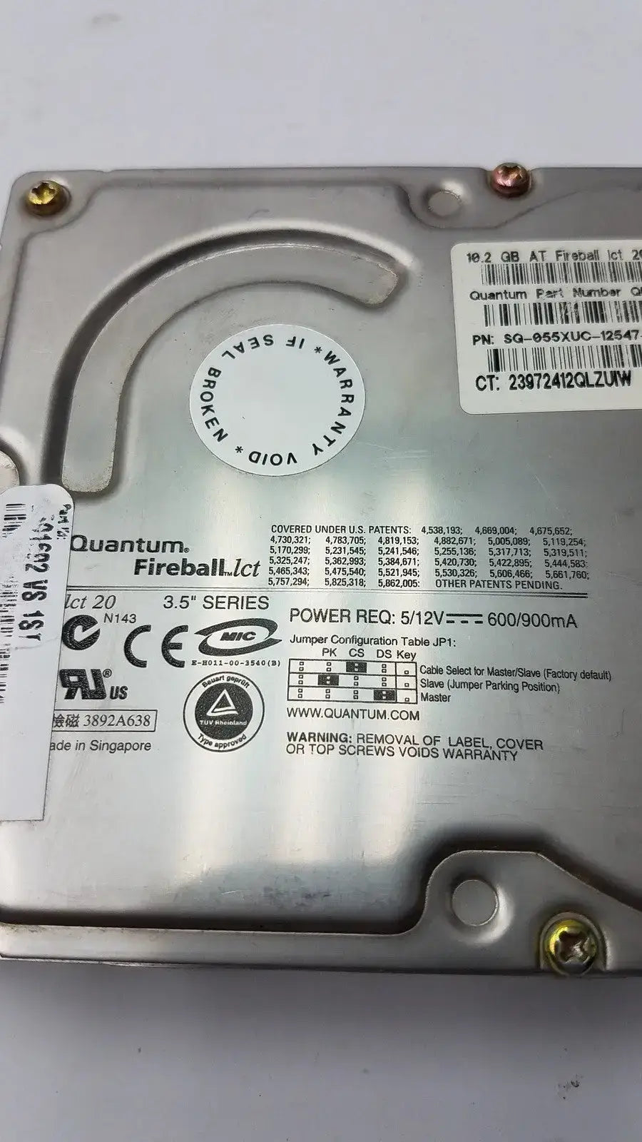 Industrial Device Hard Disk LD30A014-01-A – For Quantum BS311B7 36 System Replacement Hard Disk Drive, as-is (for parts) product photo 2