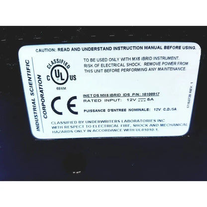 Industrial Scientific MX6 iBrid Multi-Gas Monitor P/N 18108917 Multi‑Gas Monitor, second-hand product photo 7