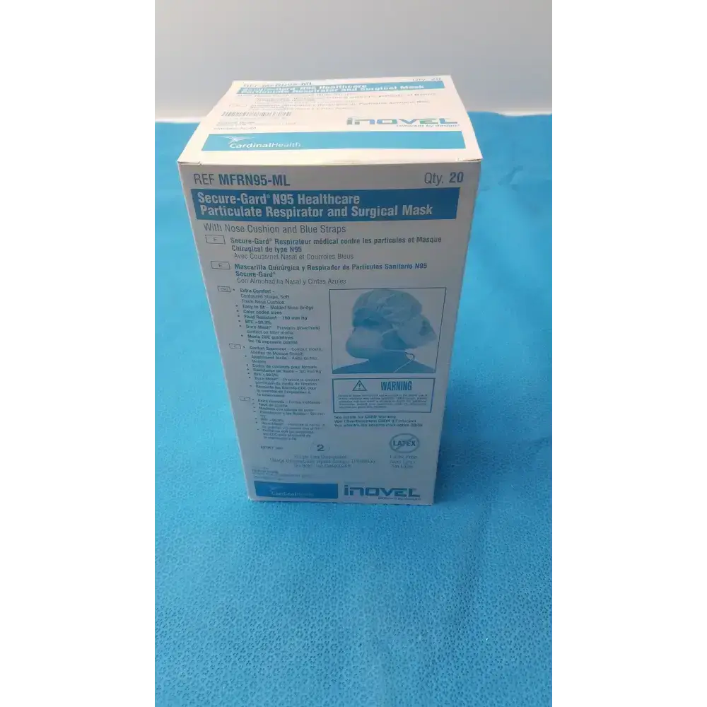 Inovel MFR N95-ML Secure-Gard N95 Healthcare Mask N95 Respirator Mask, second-hand product photo 1