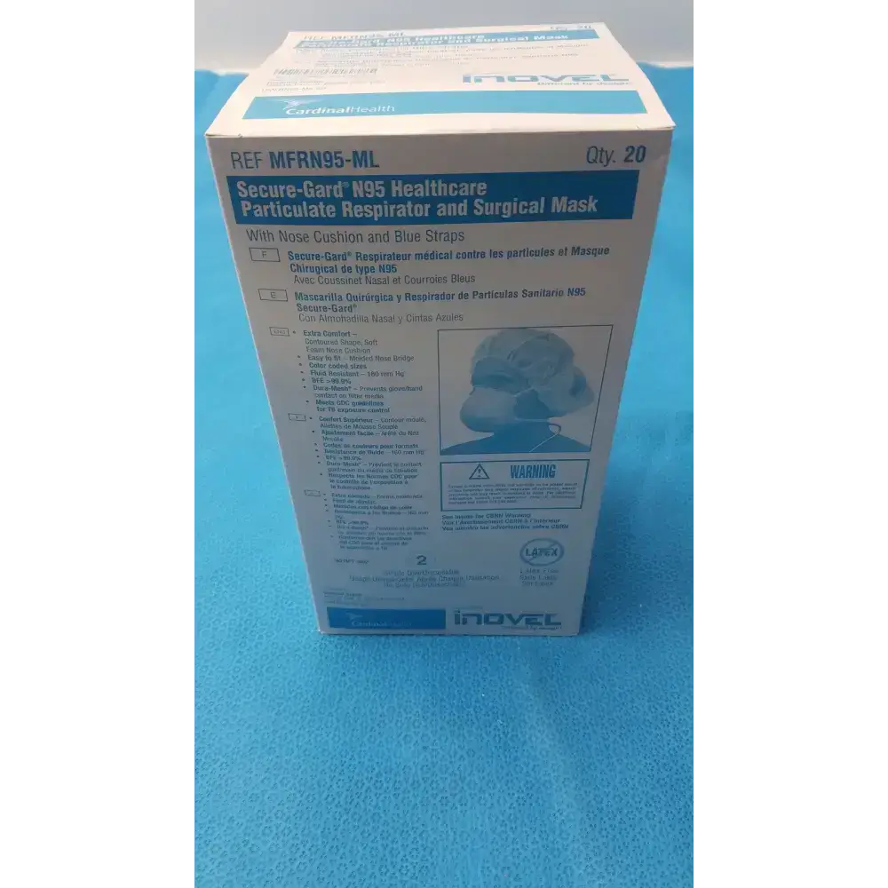 Inovel MFR N95-ML Secure-Gard N95 Healthcare Mask N95 Respirator Mask, new product photo 6