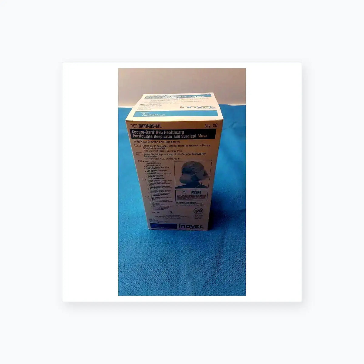 Inovel MFR N95-ML Secure-Gard N95 Healthcare Mask N95 Respirator Mask, second-hand product photo 1