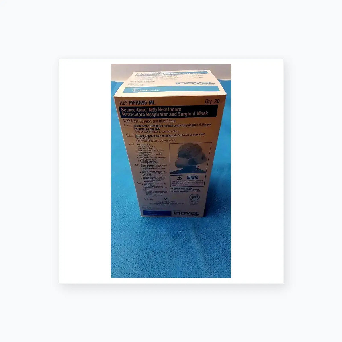Inovel MFR N95-ML Secure-Gard N95 Healthcare Mask N95 Respirator Mask, second-hand product photo 6