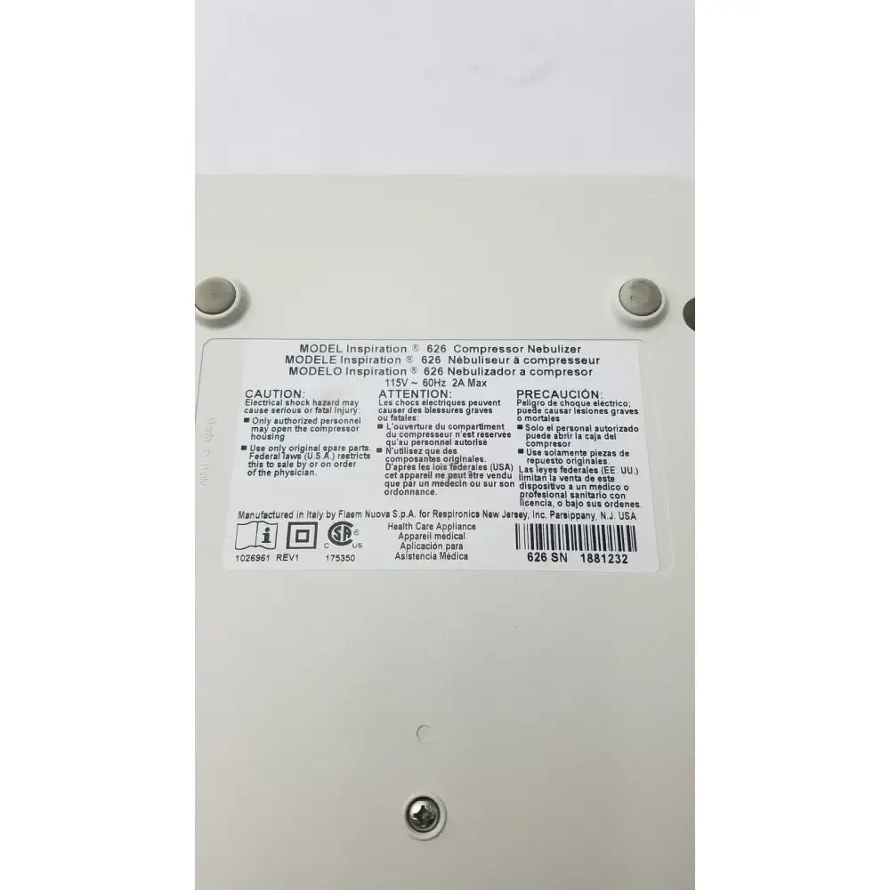 Corning Inspiiration 626 Comprresor Compressor Part, second-hand product photo 7