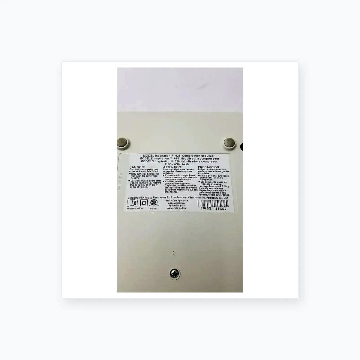Corning Inspiiration 626 Comprresor Compressor Part, second-hand product photo 7