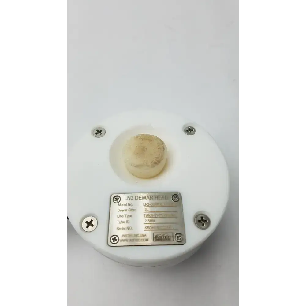 Instec LN2 Dewar Head Supply Line Model No LN2-D2HID2.5TL0.6V20 LN2 Dewar Head Supply Line, as-is (for parts) product photo 3