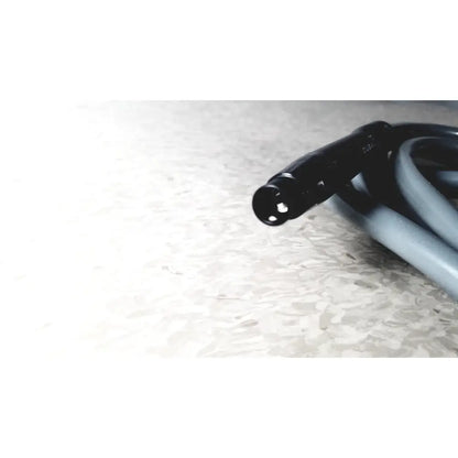 Black xlr audio cable with matte finish and light gray shielding for integra cusa excel khz clarity handpiece ultrasonic system