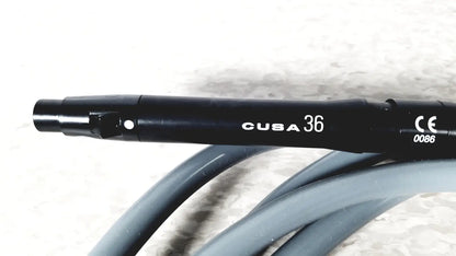 Black cuba 36 underwater probe with matte finish and white markings for integra cusa excel 36 khz clarity handpiece ultrasonic
