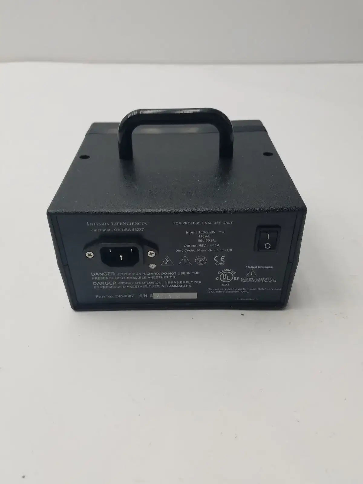 Integra Padgett Model S Electric Dermatome Power Supply Dermatome Power Supply, second-hand product photo 3