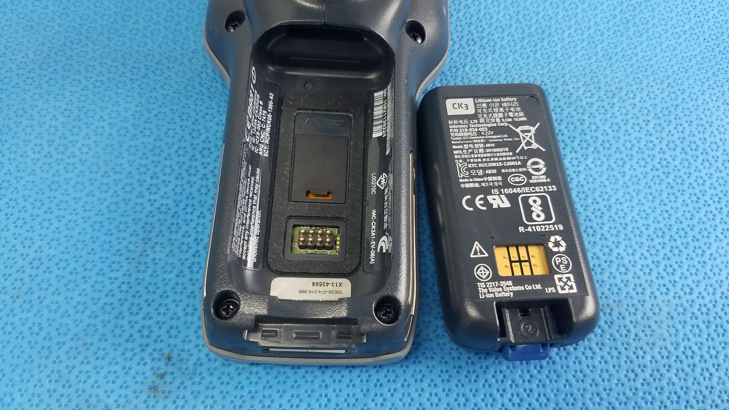 Intermec CK3B Handheld Wireless Barcode Scanner Handheld Wireless Barcode Scanner, as-is (for parts) product photo 8